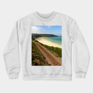 Carbis Bay, Cornwall Crewneck Sweatshirt